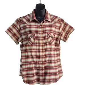 Rough Stock Women's Plaid Button Down Shirt Size XL